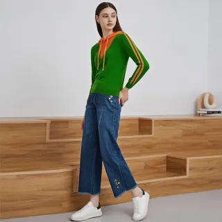 【ILEY 伊蕾】俏皮交叉格紋仿皮草領暗釦鋪棉覆膜布外套(咖色；M-2L；1224014219) 歷史價格詳細信息