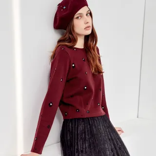 【ILEY 伊蕾】俏皮交叉格紋仿皮草領暗釦鋪棉覆膜布外套(咖色；M-2L；1224014219) 歷史價格詳細信息