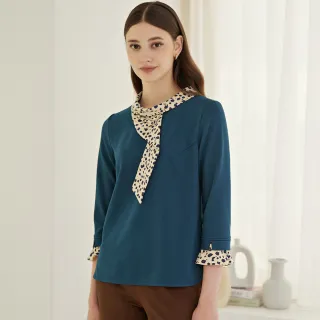 【ILEY 伊蕾】波浪領縲縈針織上衣(黑色；M-2L；1241455002) 歷史價格詳細信息