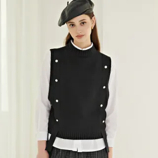 【ILEY 伊蕾】時尚珍珠腰釦俐落修身直筒縲縈褲(黑色；M-2L；1224076532) 歷史價格詳細信息