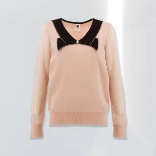 【ILEY 伊蕾】俏麗星星縫珠造型縲縈針織上衣(綠色；M-XL；1231455006) 歷史價格詳細信息