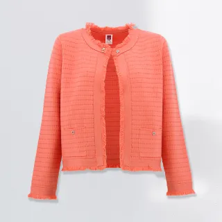 【ILEY 伊蕾】造型星星提織混羊毛針織上衣(桃色；M-2L；1234515008) 歷史價格詳細信息