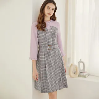 【ILEY 伊蕾】時髦俏麗線條拼布造型棉質長版上衣(藍色；M-XL；1232281704) 歷史價格詳細信息