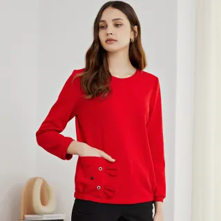 【ILEY 伊蕾】童趣俏皮兔子造型口袋太空棉上衣(紅色；M-2L；1224181202) 價格比較,價格查詢,歷史價格詳細信息