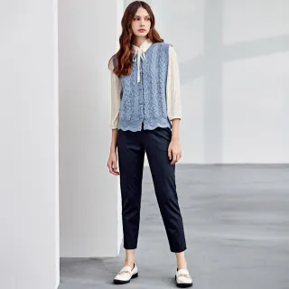 【ILEY 伊蕾】低調優雅漸層網紗刺繡蕾絲洋裝(藍色；M-XL；1223077136) 歷史價格詳細信息