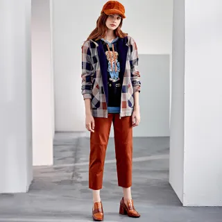 【ILEY 伊蕾】撞色鍊條提織針織上衣(黑色；M-2L；1234405003) 歷史價格詳細信息