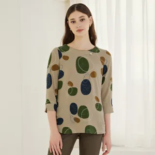 【ILEY 伊蕾】文藝復興絲巾拼接娃娃領針織上衣(杏色；M-XL；1233405002) 歷史價格詳細信息