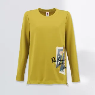 【ILEY 伊蕾】藝術彩漾飾品純棉上衣(白色；M-XL；1233501203) 歷史價格詳細信息