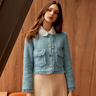 【ILEY 伊蕾】織蔥條紋印花萊賽爾混棉七分袖襯衫1221441501(紅) 歷史價格詳細信息