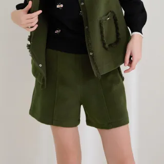 【ILEY 伊蕾】時尚珍珠腰釦俐落修身直筒縲縈褲(黑色；M-2L；1224076532) 歷史價格詳細信息