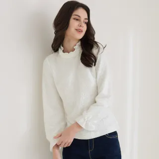 【ILEY 伊蕾】輕奢灰撞色V領混羊毛針織上衣(兩色；M-XL；1234455015) 歷史價格詳細信息