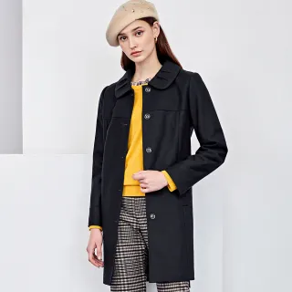 【ILEY 伊蕾】斜紋造型連帽腰帶附收納袋長版羽絨外套(深綠色；M-XL；1224064321) 歷史價格詳細信息