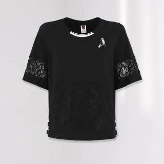 【ILEY 伊蕾】奢華感縫鑽裝飾造型領片(黑/白) 歷史價格詳細信息