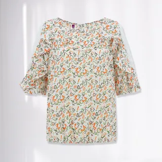 【ILEY 伊蕾】俏麗星星縫珠造型縲縈針織上衣(綠色；M-XL；1231455006) 歷史價格詳細信息