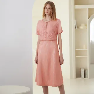 【ILEY 伊蕾】貴氣淑女造型領拼接雪紡絲巾印花上衣1213081024(粉) 歷史價格詳細信息