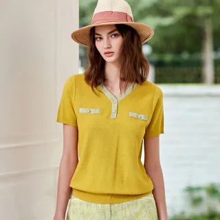 【ILEY 伊蕾】縲縈針織兩面穿V領上衣(淺紫色；M-2L；1241345002) 歷史價格詳細信息