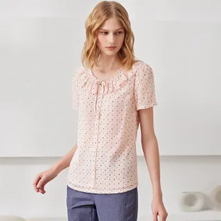 【ILEY 伊蕾】浪漫花卉緹花雪紡上衣(淺紫色；M-XL；1232281405) 歷史價格詳細信息