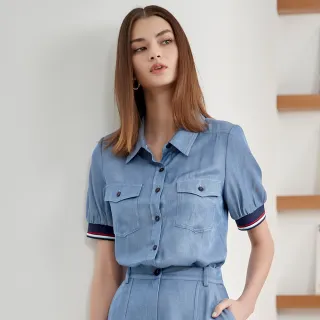 【ILEY 伊蕾】休閒都會縲縈寬直筒褲(淺紫色；M-XL；1241026708) 歷史價格詳細信息