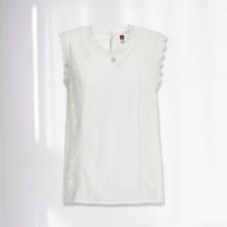 【ILEY 伊蕾】高雅粉系刺繡假兩件牛仔純棉上衣(藍色；M-XL；1223081524) 歷史價格詳細信息