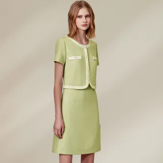 【ILEY 伊蕾】小蝴蝶結混羊毛波浪滾邊針織上衣(兩色；M-XL；1234455010) 歷史價格詳細信息