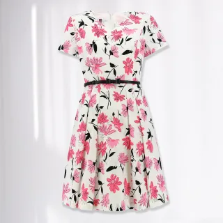 【ILEY 伊蕾】浪漫花卉緹花雪紡上衣(淺紫色；M-XL；1232281405) 歷史價格詳細信息