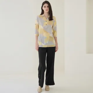 【ILEY 伊蕾】俐落都會腰頭抓褶剪接雪紡寬直筒褲(綠色；M-XL；1232086734) 歷史價格詳細信息