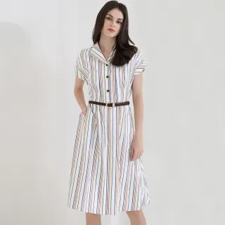 【ILEY 伊蕾】線條感撞色針織上衣(深藍色；M-2L；1234241602) 歷史價格詳細信息