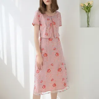 【ILEY 伊蕾】貴氣淑女造型領拼接雪紡絲巾印花上衣1213081024(粉) 歷史價格詳細信息