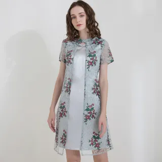 【ILEY 伊蕾】貴氣淑女造型領拼接雪紡絲巾印花上衣1213081024(粉) 歷史價格詳細信息