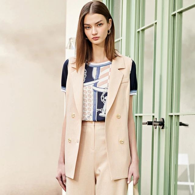 【ILEY 伊蕾】雙排釦造型縲縈毛呢側拉鍊短褲(綠色；M-XL；1224026007) 歷史價格詳細信息