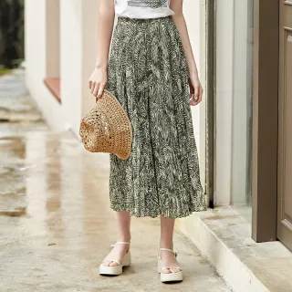 【ILEY 伊蕾】葉片水彩燒花細壓摺領口雪紡上衣1213281405(深藍) 歷史價格詳細信息