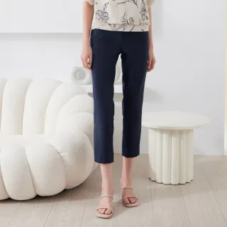 【ILEY 伊蕾】修身經典斜紋布直筒褲(深咖色；M-2L；1233026528) 歷史價格詳細信息