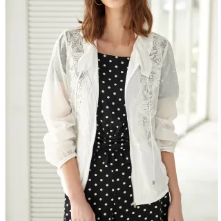 【ILEY 伊蕾】葉片水彩燒花細壓摺領口雪紡上衣1213281405(深藍) 歷史價格詳細信息