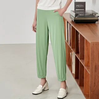 【ILEY 伊蕾】休閒都會縲縈寬直筒褲(淺紫色；M-XL；1241026708) 歷史價格詳細信息