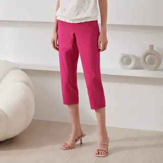 【ILEY 伊蕾】修身經典斜紋布直筒褲(深咖色；M-2L；1233026528) 歷史價格詳細信息