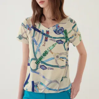 【ILEY 伊蕾】彈性格紋拼接燈籠袖型小口袋上衣1213211002(芥黃) 歷史價格詳細信息