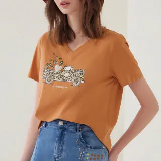 【ILEY 伊蕾】甜美迷人膠印貝殼純棉上衣(白色；M-XL；1232071218) 歷史價格詳細信息