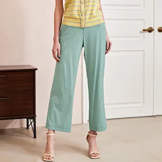 【ILEY 伊蕾】粉彩色系反摺五分牛仔棉質褲(淺綠色；M-XL；1232338503) 歷史價格詳細信息