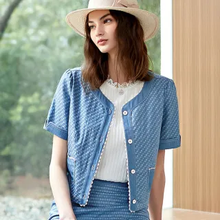 【ILEY 伊蕾】甜美迷人膠印貝殼純棉上衣(白色；M-XL；1232071218) 歷史價格詳細信息