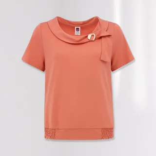 【ILEY 伊蕾】造型星星提織混羊毛針織上衣(桃色；M-2L；1234515008) 歷史價格詳細信息