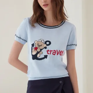 【ILEY 伊蕾】甜美兔子縲縈針織上衣(白色；M-XL；1231075012) 歷史價格詳細信息