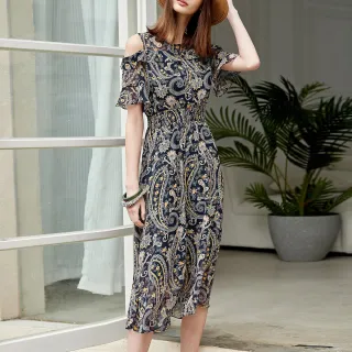 【ILEY 伊蕾】氣質釘珠香水印花拼接蕾絲袖針織上衣(灰色；M-XL；1224075050) 歷史價格詳細信息