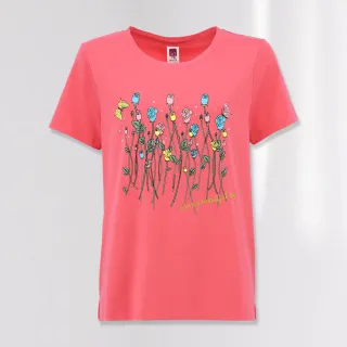 【ILEY 伊蕾】玫瑰花卉壓摺荷葉邊雪紡上衣(淺粉；M-2L；1243071408) 歷史價格詳細信息