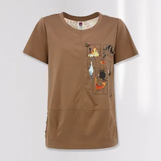 【ILEY 伊蕾】貓咪條紋曲線緹花抽繩綁結針織上衣1214281608(深藍) 歷史價格詳細信息