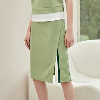 【ILEY 伊蕾】休閒都會縲縈寬直筒褲(淺紫色；M-XL；1241026708) 歷史價格詳細信息