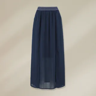 【ILEY 伊蕾】簡約都會單釦後腰鬆緊羊毛直筒長褲(黑色；M-2L；1223016318) 歷史價格詳細信息