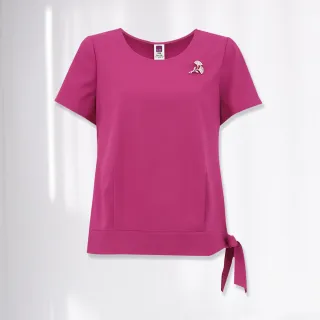 【ILEY 伊蕾】典雅條紋拼接雪紡絲光棉上衣(深藍色；M-2L；1222181202) 歷史價格詳細信息