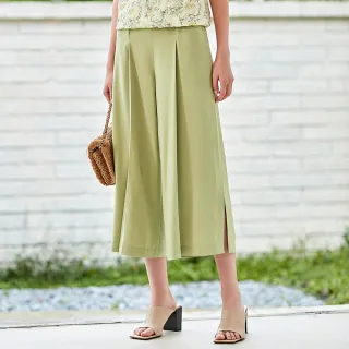 【ILEY 伊蕾】簡約都會單釦後腰鬆緊羊毛直筒長褲(黑色；M-2L；1223016318) 歷史價格詳細信息