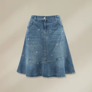 【ILEY 伊蕾】星空雪紡拼接H型洋裝(深藍色；M-2L；1233077416) 歷史價格詳細信息