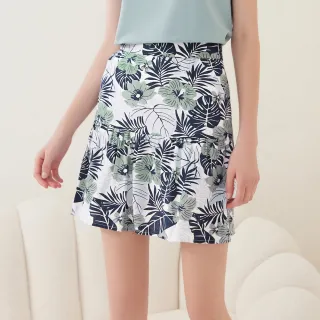 【ILEY 伊蕾】夏日扶桑花印花棉質上衣(綠色；M-XL；1232061250) 歷史價格詳細信息